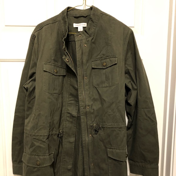NWOT cold water CREEK Hunter Green Jacket - Picture 4 of 8